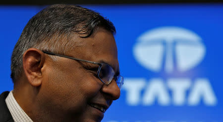 Tata Sons chairman-designate Natarajan Chandrasekaran arrives to a news conference in Mumbai, India, January 12, 2017. REUTERS/Danish Siddiqui