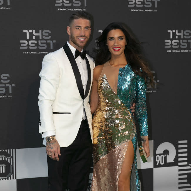 Sergio Ramos y Pilar Rubio credit:Bang Showbiz