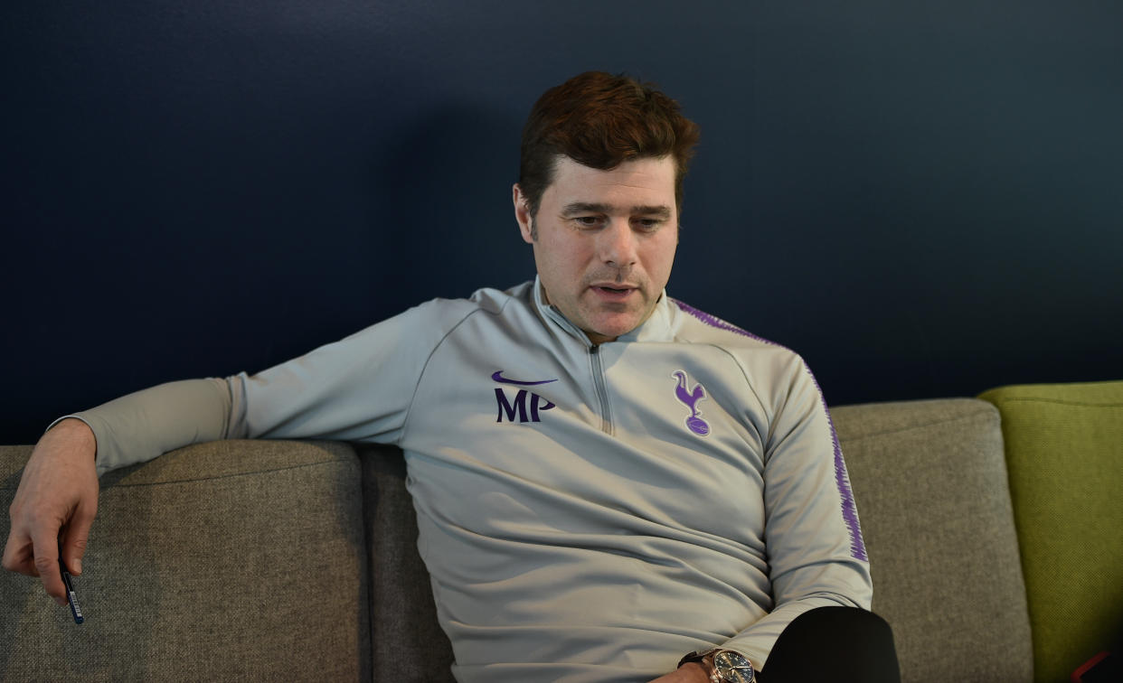 Tottenham Hotspur manager Mauricio Pochettino during a media chat organised by the club’s global principal partner AIA. (PHOTO: AIA Singapore)