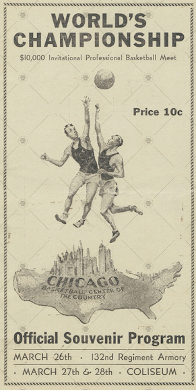 The Rens won the first World Professional Basketball Tournament in 1939. <a href="https://www.blackfives.org/museum/world-pro-tournament-programs/#foogallery-23466/i:1" rel="nofollow noopener" target="_blank" data-ylk="slk:Black Fives Foundation;elm:context_link;itc:0;sec:content-canvas" class="link ">Black Fives Foundation</a>