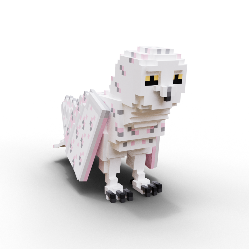 A Snowy Owl NFT from Al Dente’s “The Serious Game.” - Credit: Courtesy of Kering