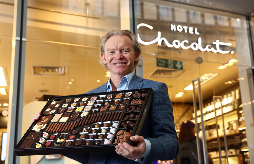 Angus Thirwell co-founded Hotel Chocolat and serves as the company’s CEO. Photo: Chris Ratcliffe/Bloomberg/Getty Images