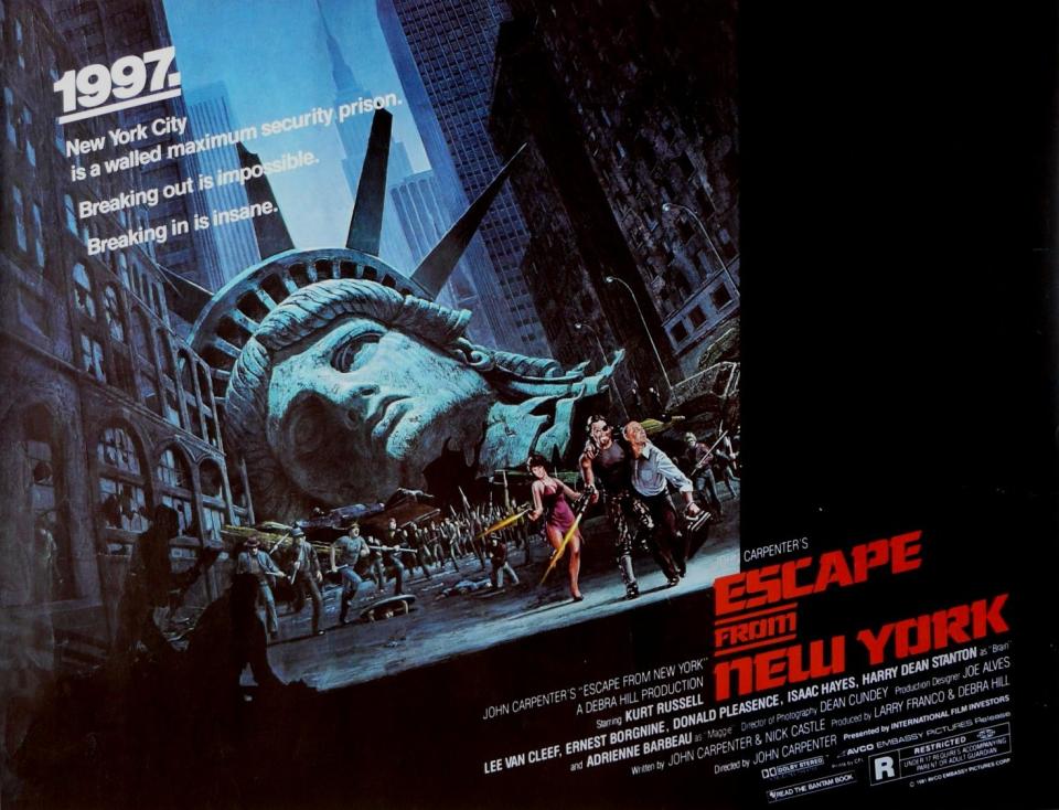 The 1981 poster for 'Escape From New York,' when 1997 still seemed a long way off... (credit: Studiocanal) 