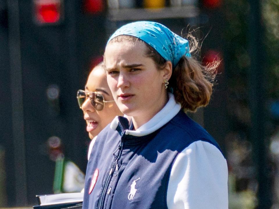 Joe Biden's granddaughter Maisy Biden walks to Air Force One