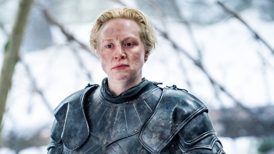 <p>HBO</p><p>The most honorable knight in Westeros doesn’t have a bad bone in her body. She vows to protect the Stark children for mother Catelyn, and she does just that, even besting the mighty Hound in one-on-one combat. Plus, Gwendoline Christie’s character even manages to turn Jaime Lannister back into a good guy. That takes some doing.</p>