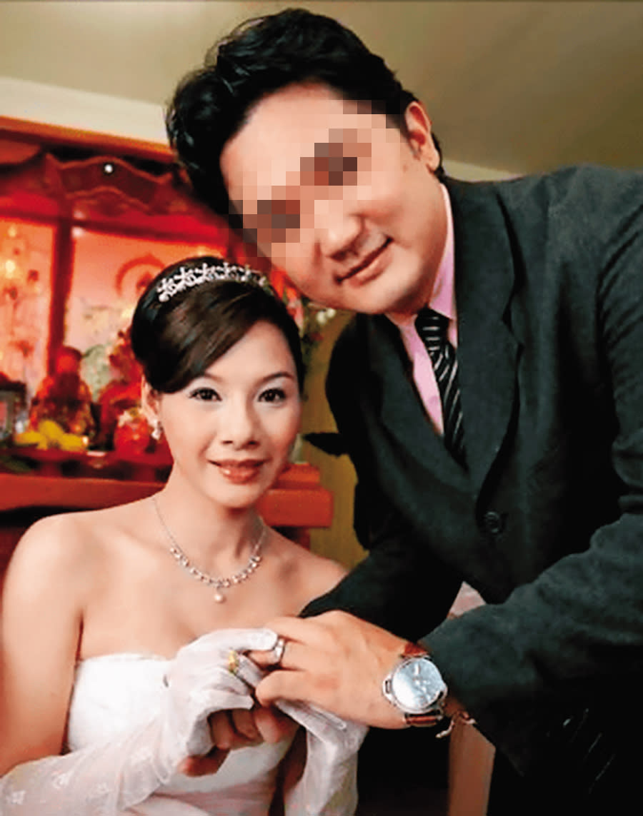 陳柏渝2008年曾婚嫁成衣商張嘉麟，兩人育有1子1女，但在2016年離婚。（翻攝自搜狐）