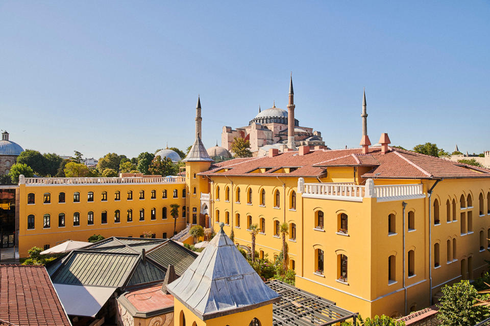 The exterior of the Four Seasons Hotel Istanbul at Sultanahmet