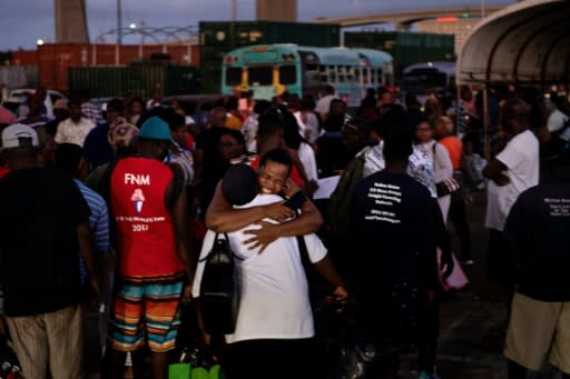 Hurricane Dorian refugees arrive in the capital Nassau