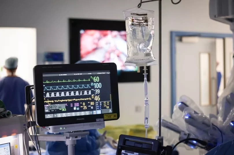 Despite this extensive operation, only 50ml of blood and urine was lost from the patient thanks to the precision of the robot -Credit:Kenny Brown | Manchester Evening News