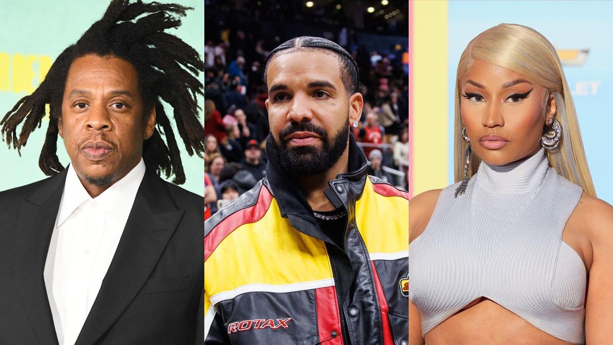JAY-Z, Drake and Nicki Minaj