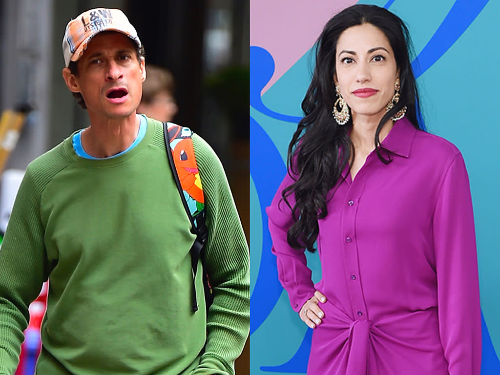 Anthony Weiner and Huma Abedin are moving on a little differently. (Photo: Getty Images)