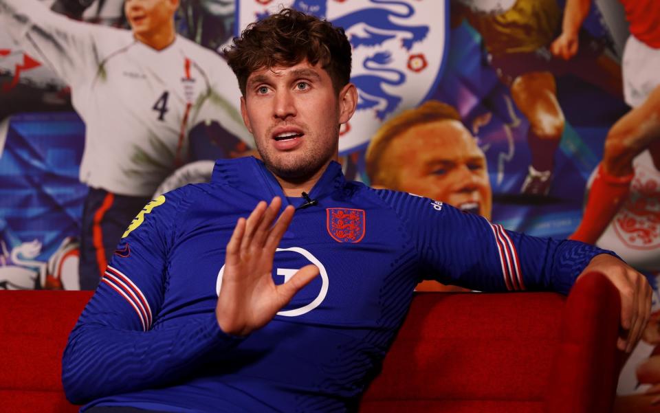 John Stones in conversation at St George's Park - GETTY IMAGES