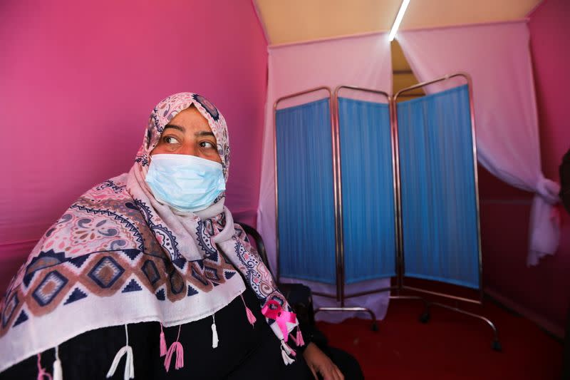 "It isn't a shame" campaign to encourage Gaza women to test for cancer