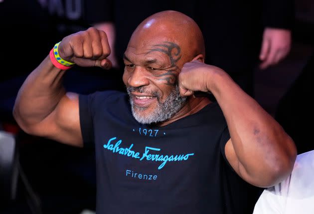 Mike Tyson attends a UFC event at Madison Square Garden on Nov. 12, 2022.