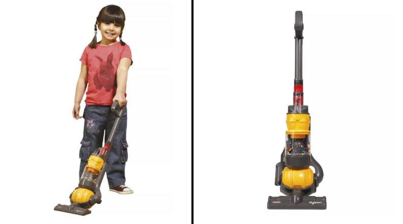 Spring cleaning, but make it fun with a toy vacuum that offers real suction.