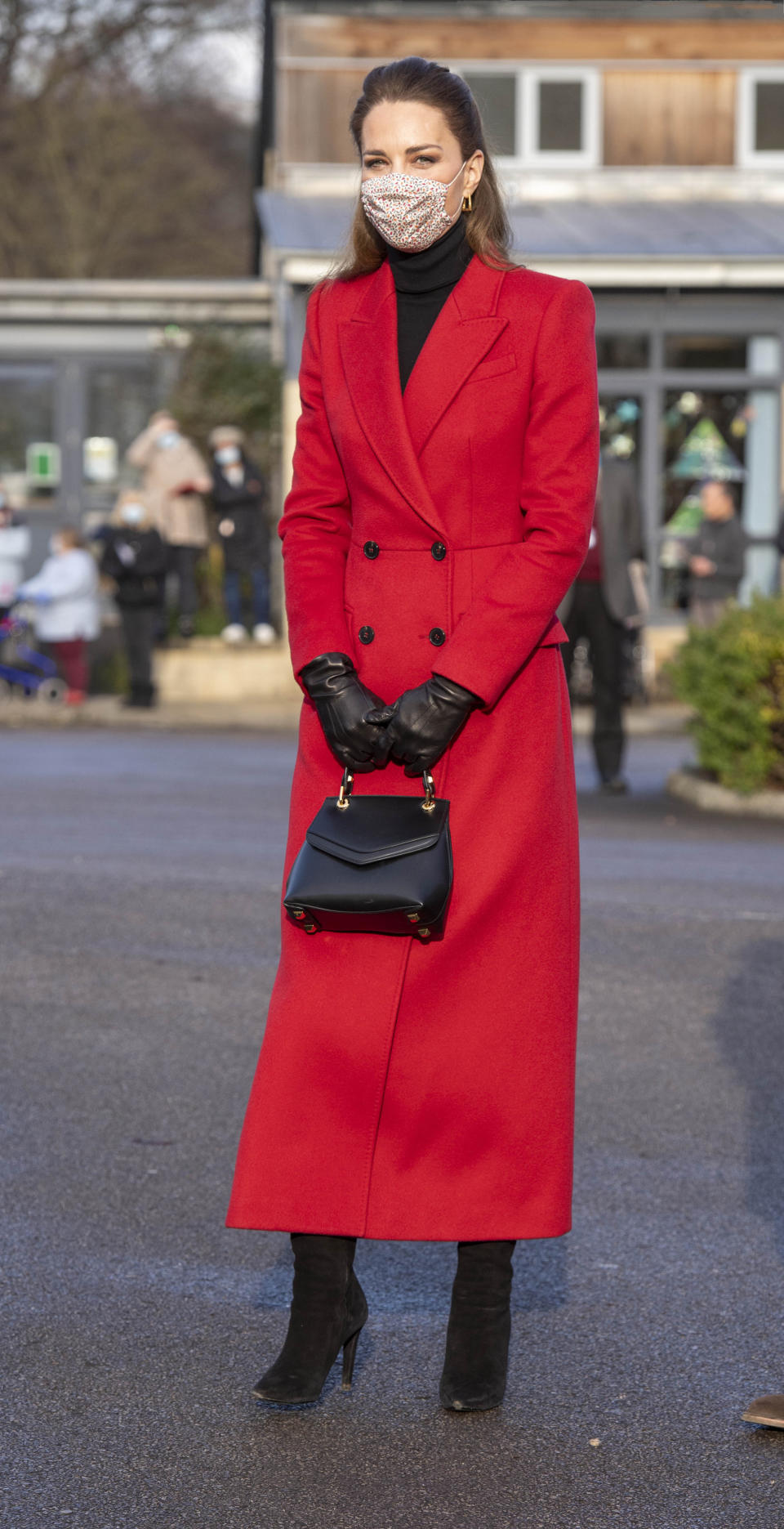 The Princess of Wales during a visit to Cleeve Court Care Home in Twerton, Bath