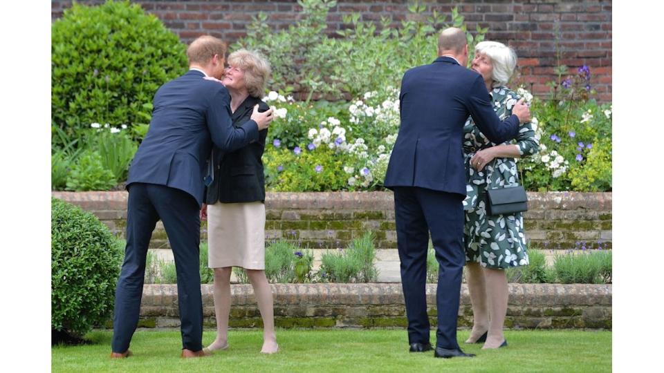 Harry with Lady Sarah and William with Lady Jane