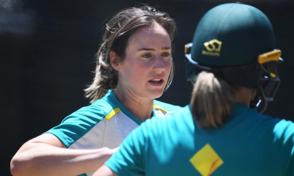 Ellyse Perry’s arrival in Adelaide was delayed by a positive Covid test.