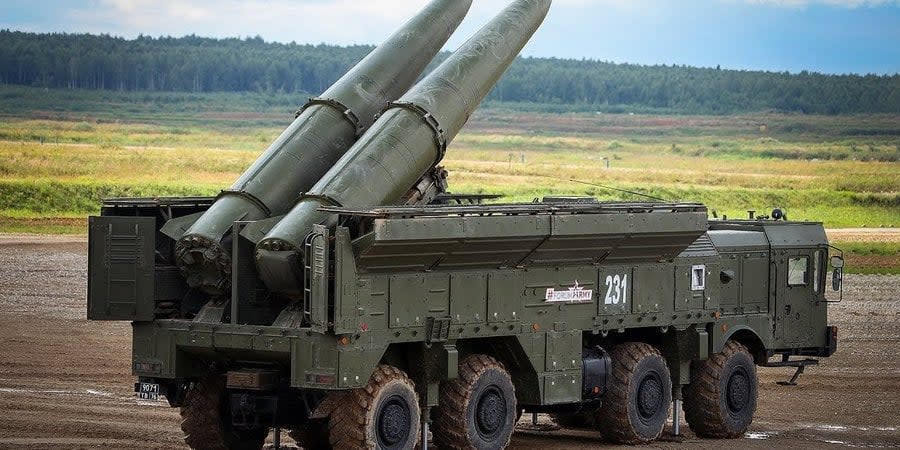 Russian ballistic missile complex Iskander