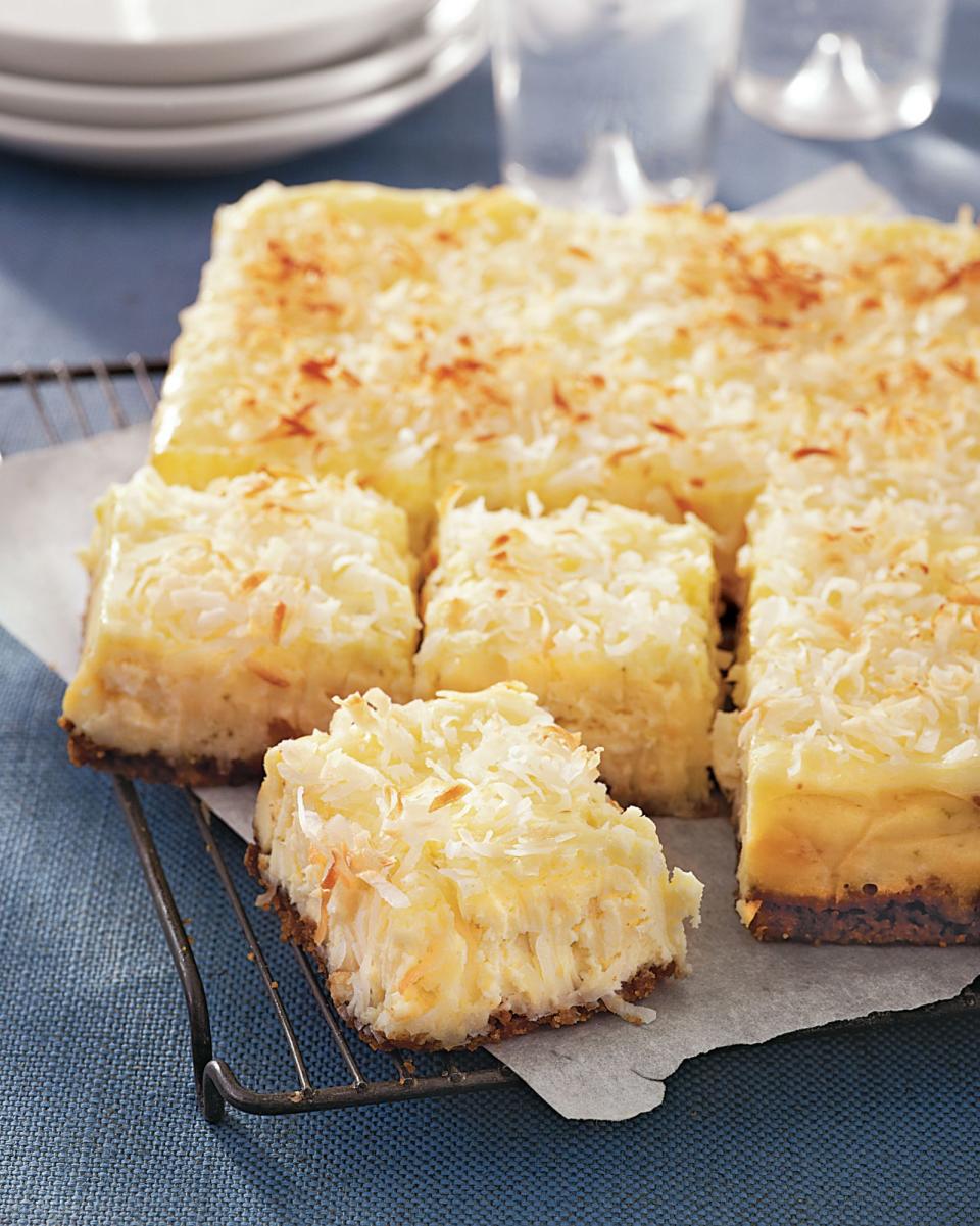 Coconut Cheesecake Squares