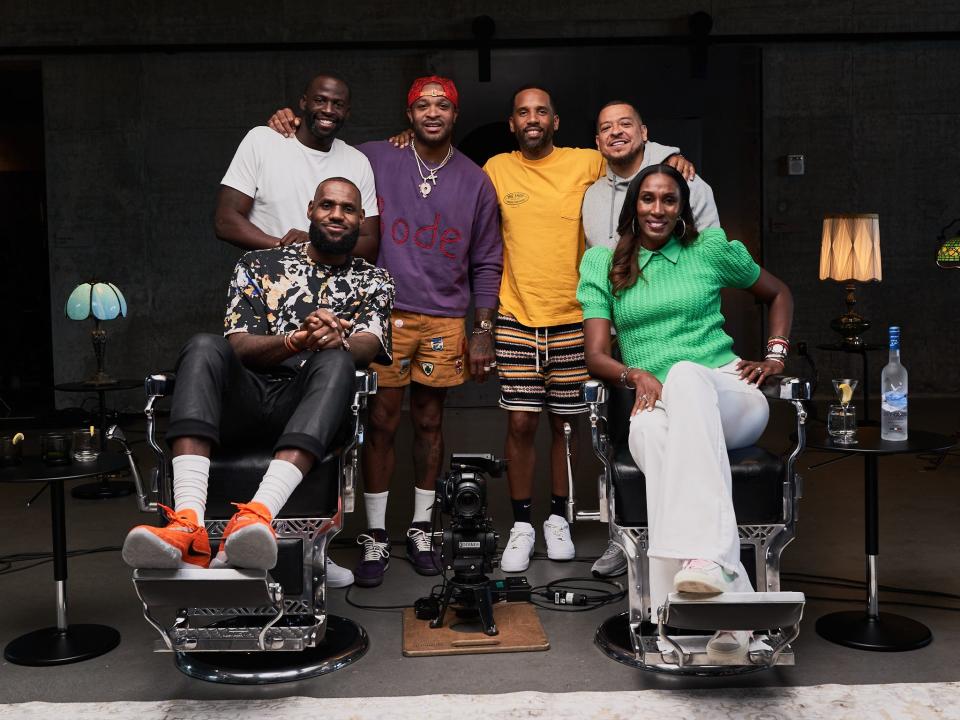 Lisa Leslie joins LeBron James and others on "The Shop."