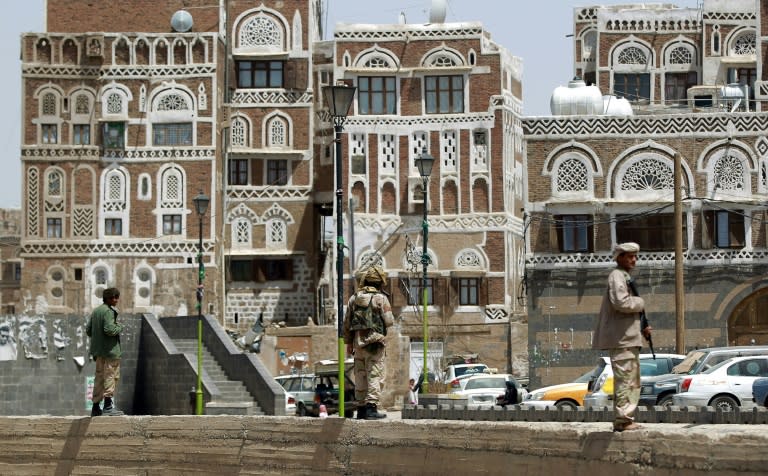 The UN says 55 out of a total of 1,052 heritage sites around the world, including the old city of Sanaa in Yemen, are threatened by extremism and conflict