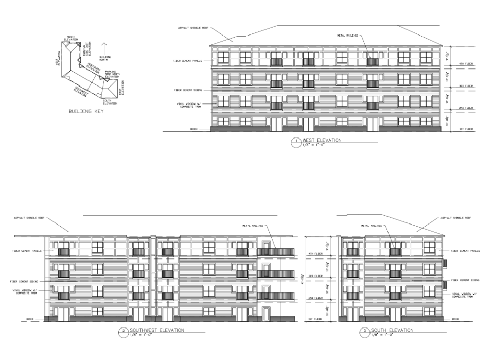 Mountain Housing Opportunities is proposing a four-story, 60-unit residential development at 16 Restaurant Court.