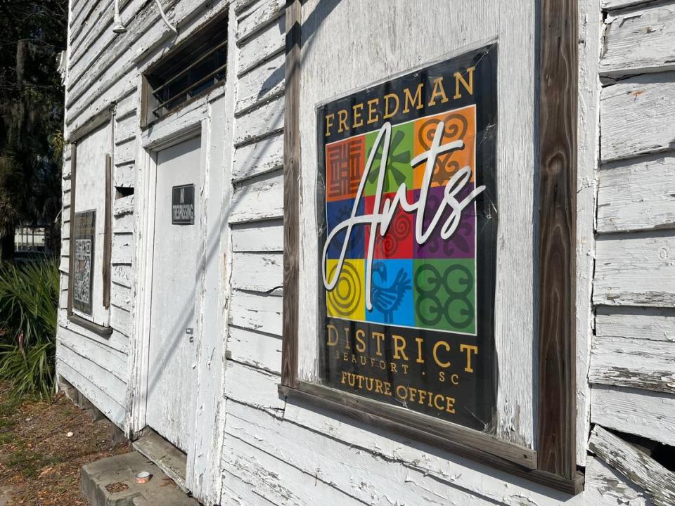 The former J&M Market, constructed in about 1910, will be restored and serve as the headquarters of the Freedman Arts District.