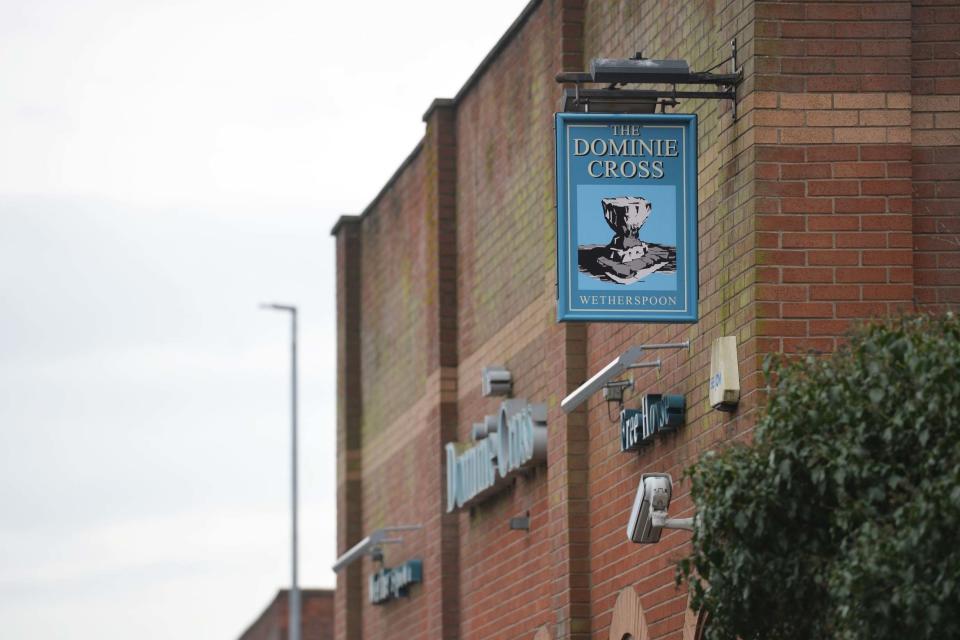 An earlier assault took place outside the Dominie Cross pub in Retford, near to where Mr Sinnott was assaulted (PA)