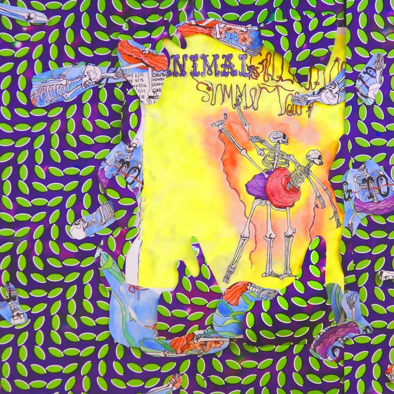 Animal Collective Ballet Slippers live album cover artwork Animal Collective release live album Ballet Slippers: Stream