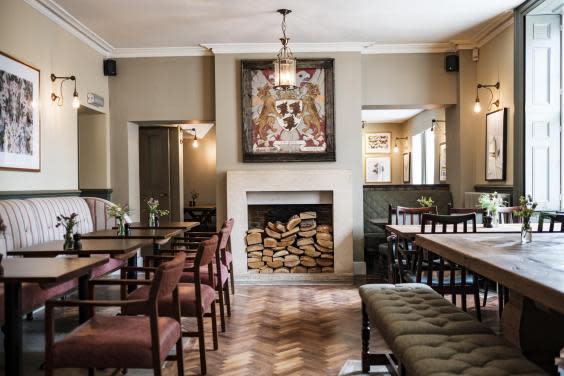 The Methuen Arms is a cosy place to stay with great food