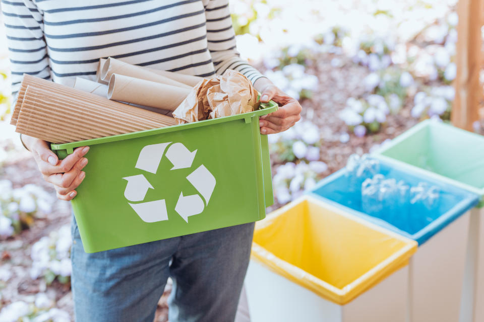 Half of English councils reported a 20% increase in the material they were collecting for recycling, compared to last year. Photo: Getty 