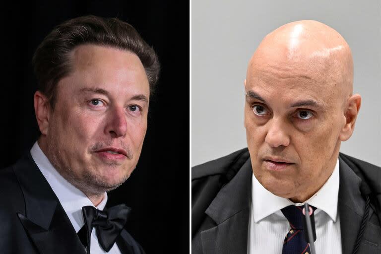 Elon Musk y el juez Alexandre de Moraes