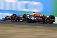 Red Bull driver Max Verstappen of the Netherlands steers his car during the Japanese Formula One Grand Prix at the Suzuka Circuit in Suzuka, central Japan, Sunday, April 7, 2024. (AP Photo/Hiro Komae)