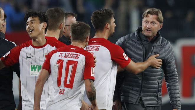 Nach dem Schlusspfiff kochten die Emotionen bei Ralph Hasenhüttl und Daniel Baier hoch