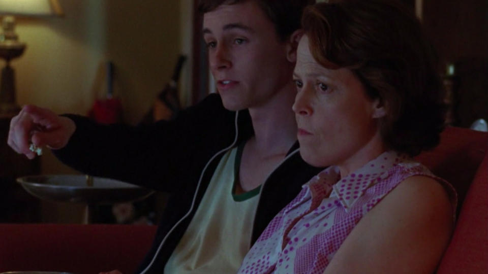 Mary and Bobby watching TV in Prayers for Bobby