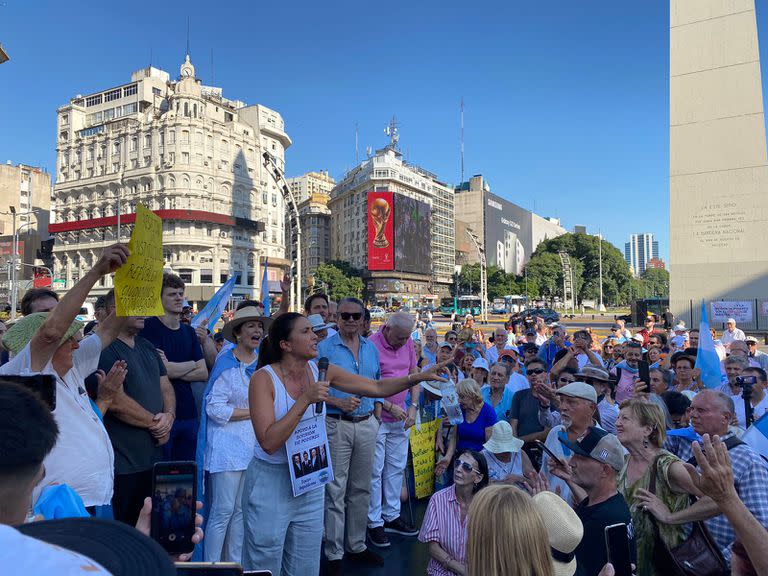 Comenzó el banderazo convocado por Luis Brandoni