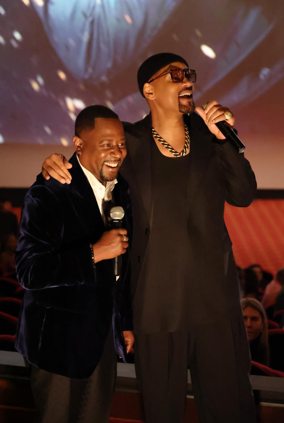 HOLLYWOOD, CALIFORNIA - MAY 30: Executive producer Martin Lawrence (L) and producer Will Smith attend the Los Angeles Premiere of Columbia Pictures' "Bad Boys: Ride Or Die" at the TCL Chinese Theater on May 30, 2024 in Hollywood, California. (Photo by Eric Charbonneau/Getty Images for Sony Pictures)