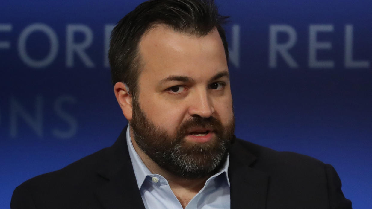 John Hultquist, Director and Intelligence Analysis at FireEye, speaks during a symposium at the The Council on Foreign Relations on January 7, 2020 in Washington, DC. (Mark Wilson/Getty Images)