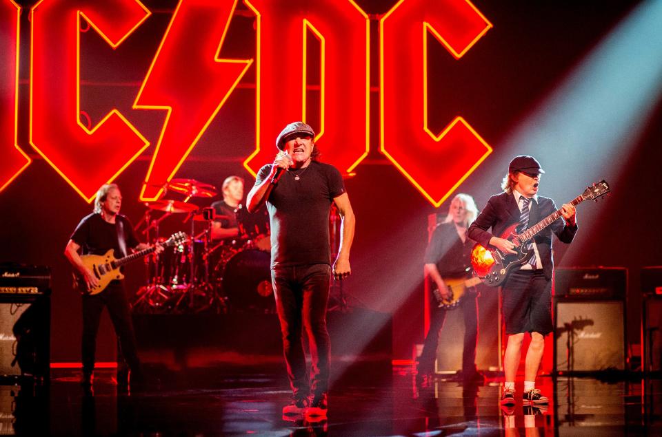 <p>Ready to roll: AC/DC have released their new album, ‘Power Up’</p>Josh Cheuse