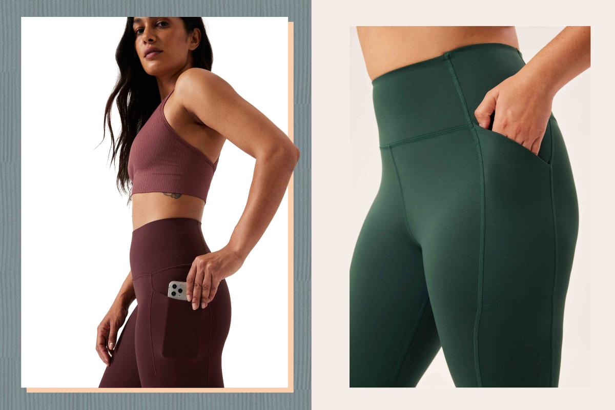 Athleta salutation flare pants are a true fall staple because they're