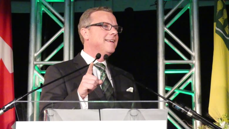 Premier Brad Wall discusses the potential sale of SaskTel