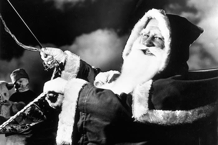 Santa Claus has delivered presents to kids around the world for many years. He doesn't seemed phased by the pressure. Image: Getty