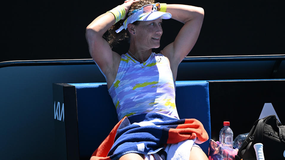 Sam Stosur's decorated singles career has come to an end at the 2022 Australian Open. (Photo by Quinn Rooney/Getty Images)