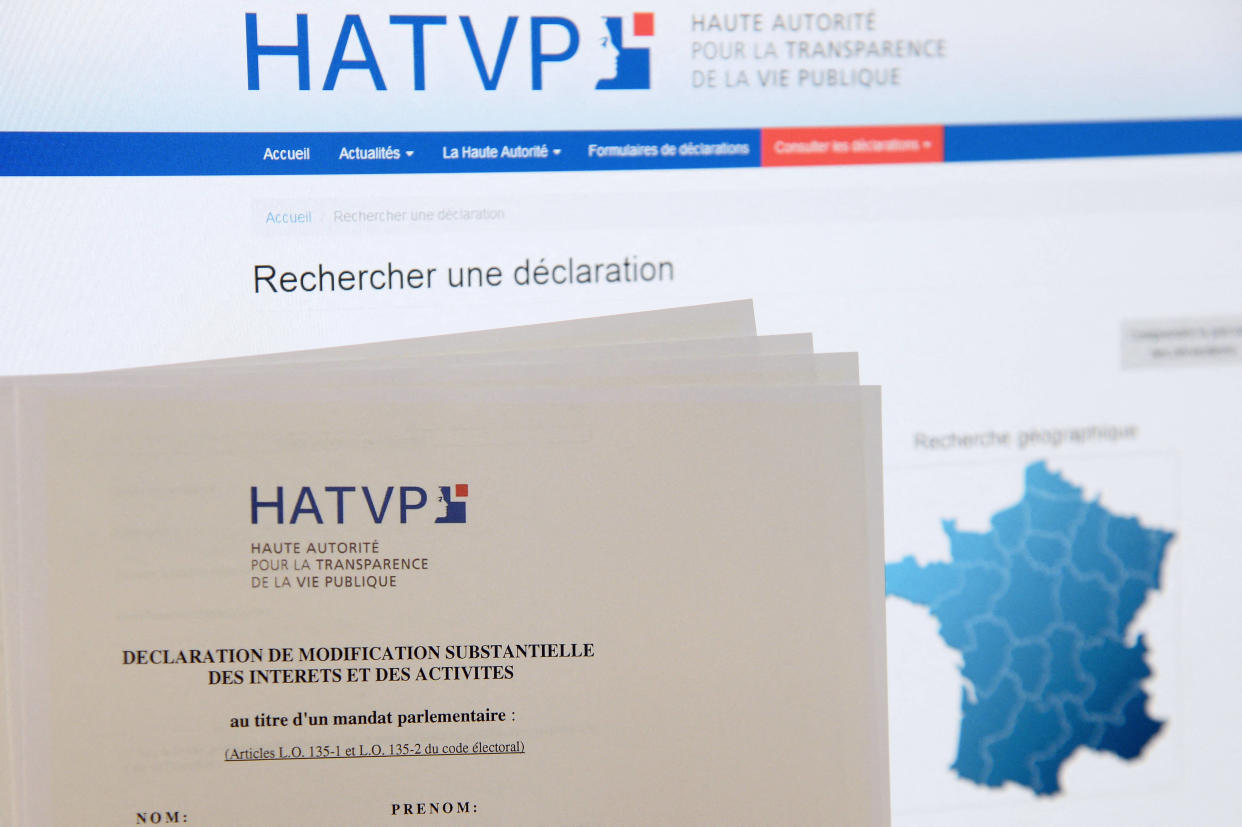  9 ministres épinglés par la HATVP ce mercredi 29 mai pour leur retard sur leurs déclarations d’intérêts et de patrimoine. (Photo d’illustration du site de la HATVP)