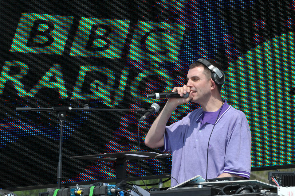 BANGOR, WALES - MAY 22:  DJ Tim Westwood opens BBC Radio 1's Big Weekend at the Vaynol Estate, Snowdonia, North Wales on May 22, 2010 in Bangor, Wales.  (Photo by Andy Sheppard/Redferns)