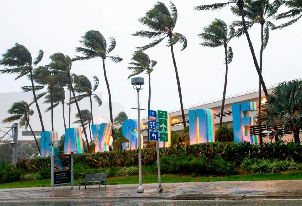 Bayside Marketplace is not a tropical paradise, no matter what you might think.