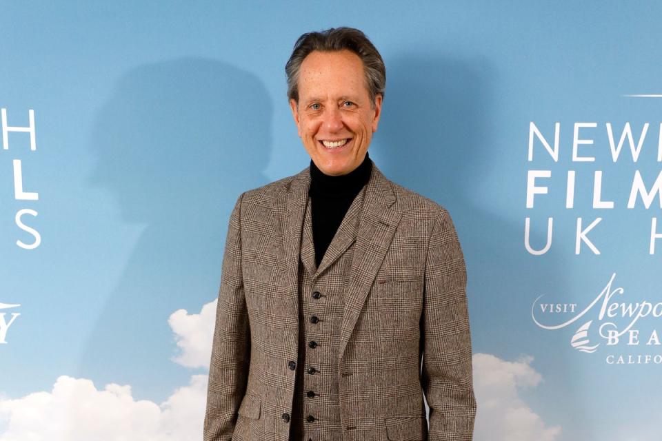 Richard E Grant will host the 76th annual Bafta film awards ceremony at the Southbank Centre’s Royal Festival Hall in February (David Parry/PA) (PA Archive)