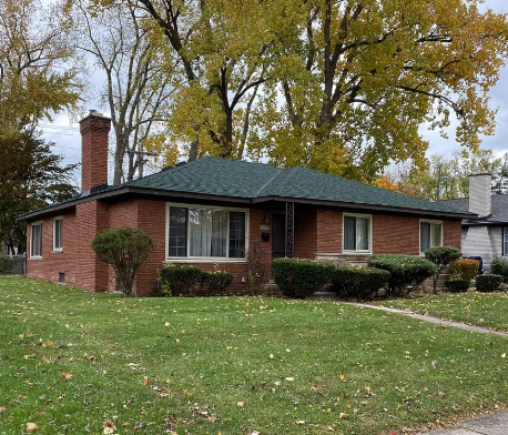 Pictured is the exterior of the five-bedroom home in Michigan. Source: Zillow