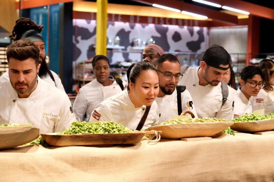 "Top Chef: Wisconsin" contestants were tasked to use fresh hops from the Hop Garden Farm in Belleville in the season's first Quickfire Challenge.